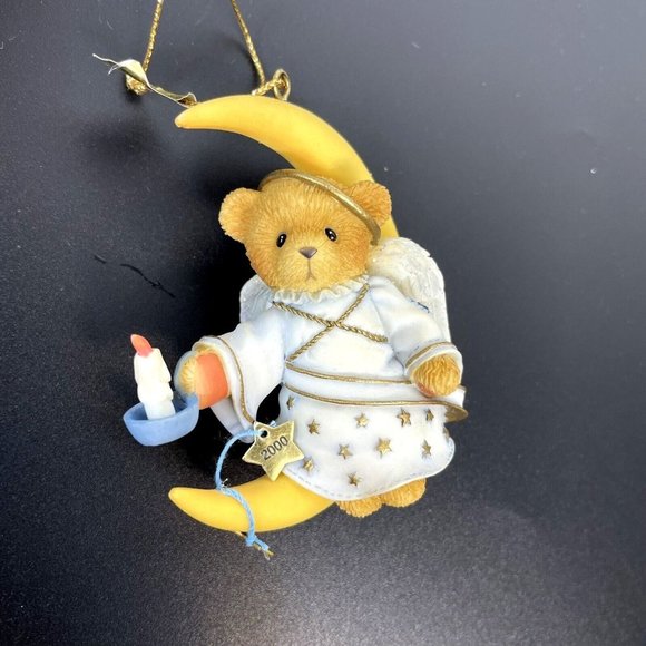 ANGEL SITTING ON MOON 2000 Cherished Teddies Hanging Ornament #706663 - Picture 10 of 14